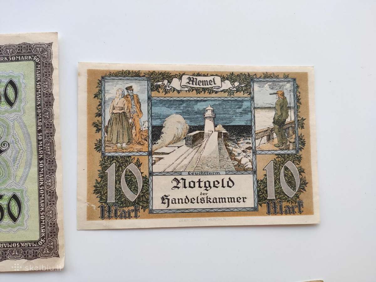 Memel/klaipėda 1922m pilnas rinkinis - nuotraukos Nr. 6