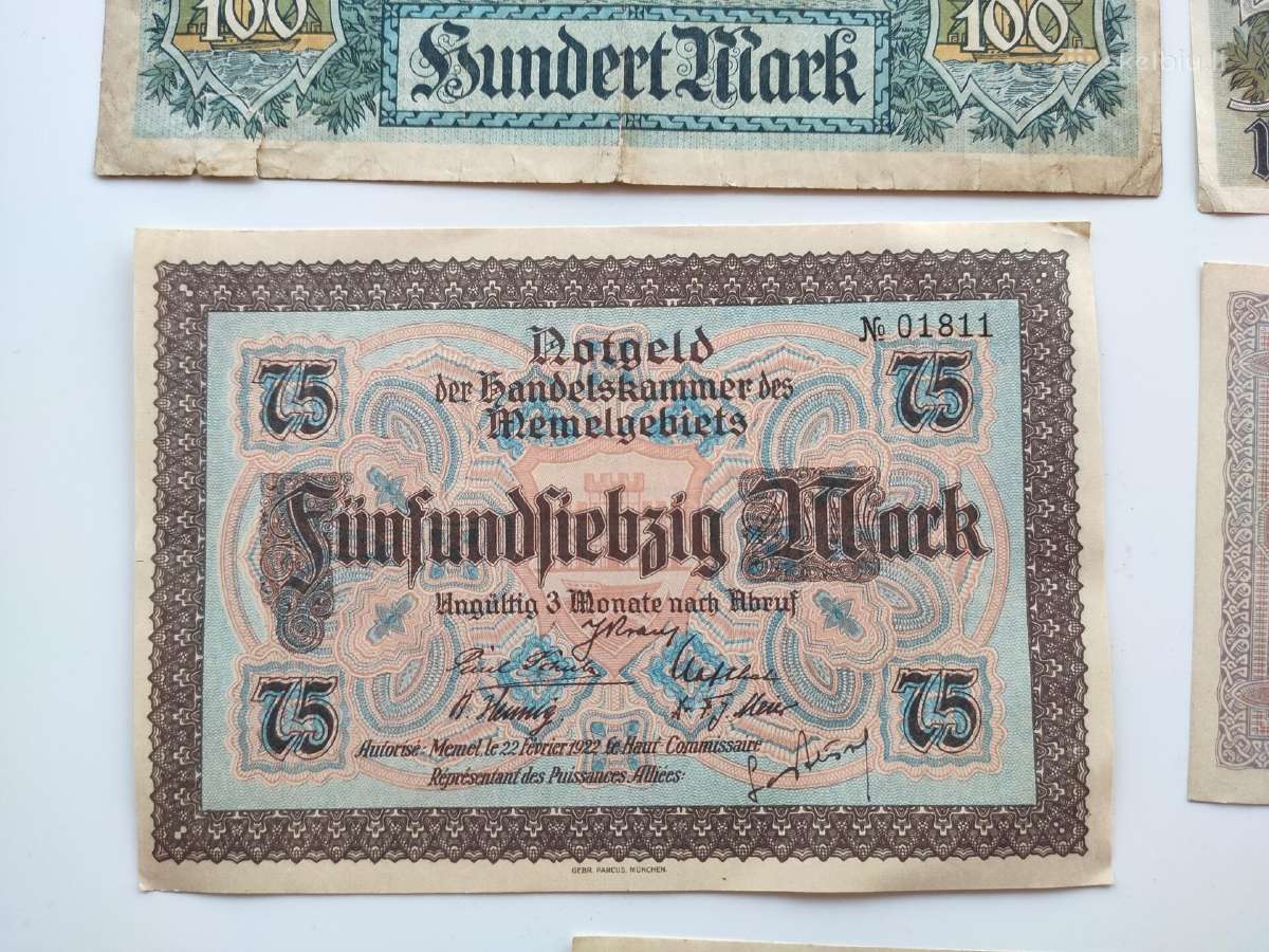 Memel/klaipėda 1922m pilnas rinkinis - nuotraukos Nr. 13
