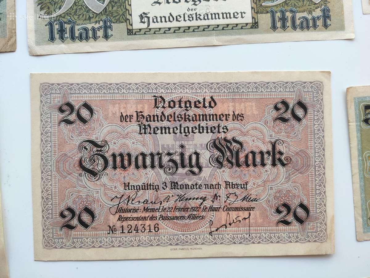 Memel/klaipėda 1922m pilnas rinkinis - nuotraukos Nr. 15