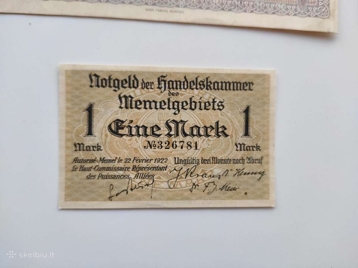 Memel/klaipėda 1922m pilnas rinkinis - nuotraukos Nr. 19