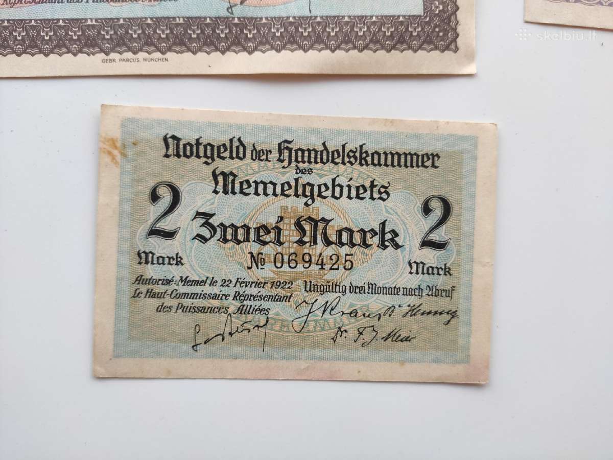Memel/klaipėda 1922m pilnas rinkinis - nuotraukos Nr. 20
