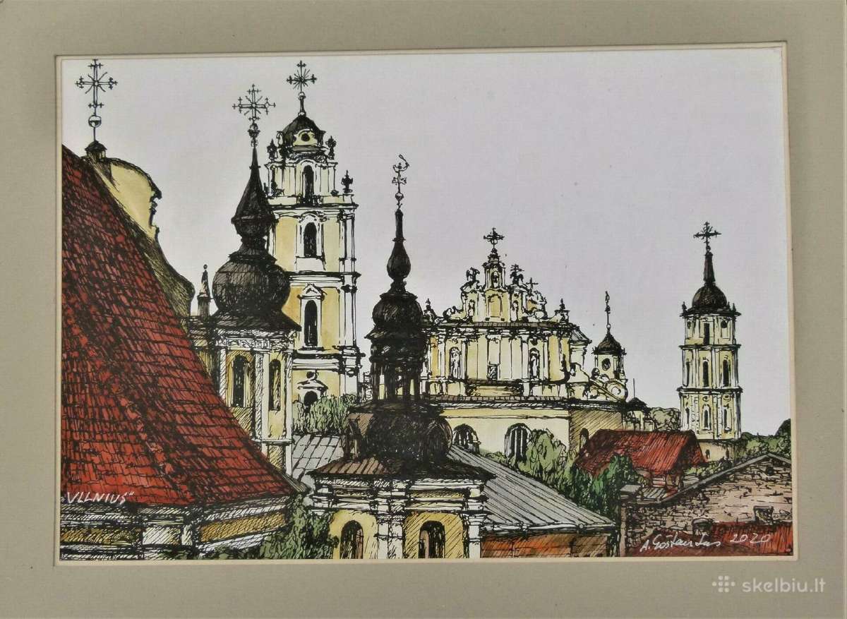 Paveikslas akvarelė