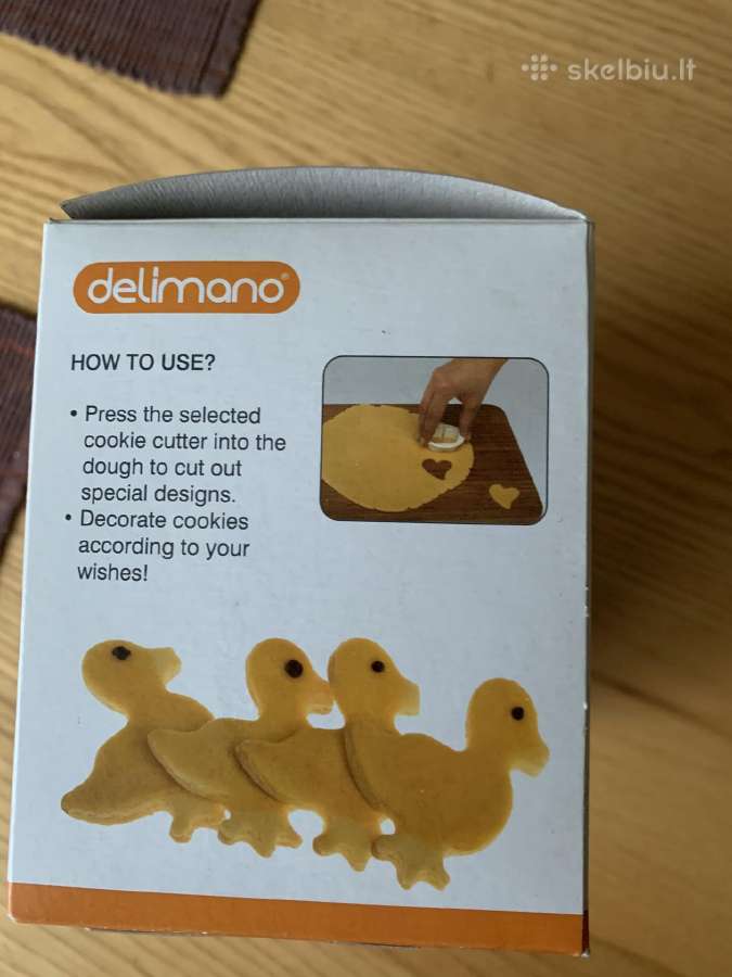 Delimano sausainių kepimo formelės - nuotraukos Nr. 3