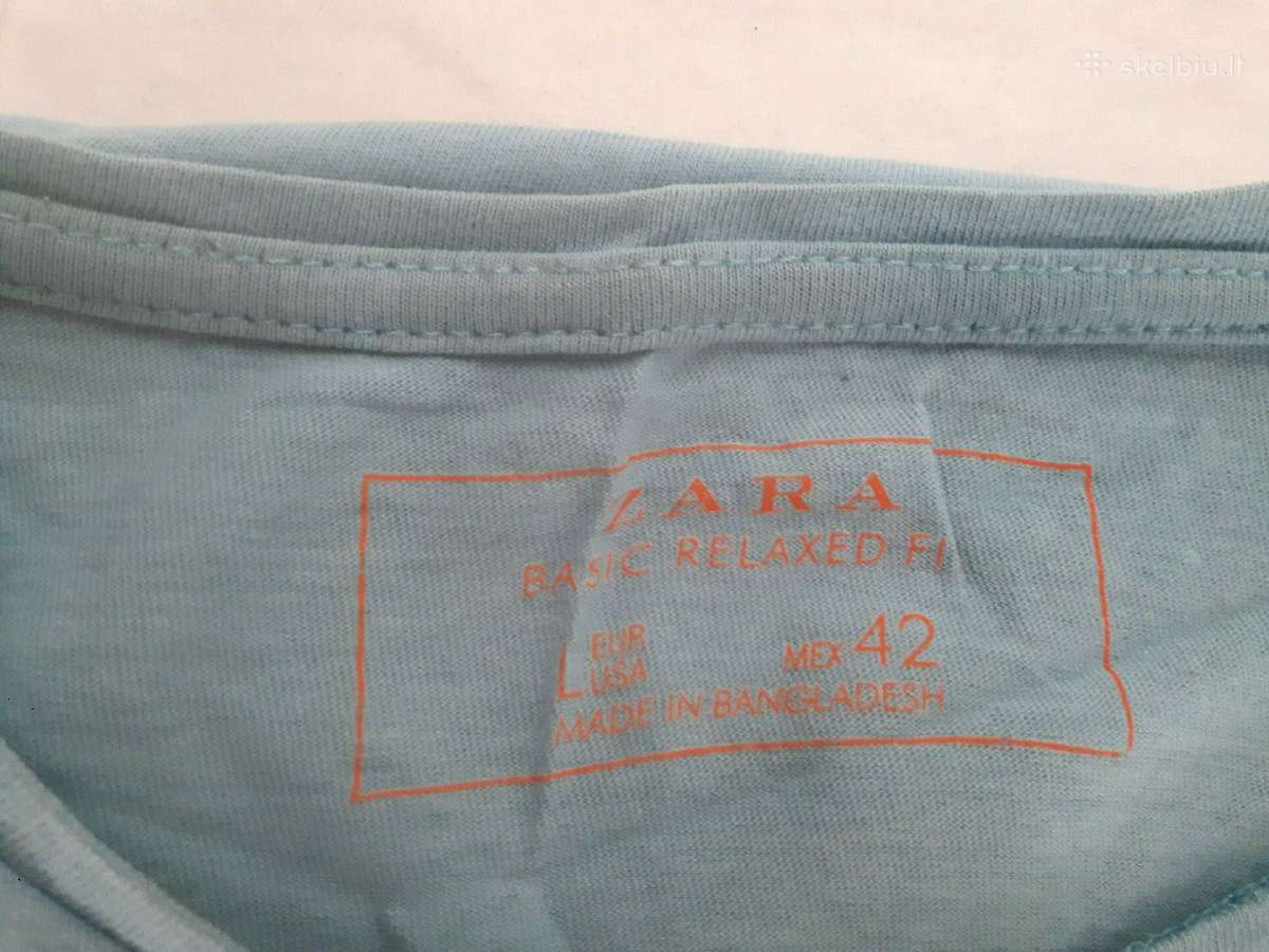 Maikutė trumpomis rankovėmis Zara Dydis L - nuotraukos Nr. 3
