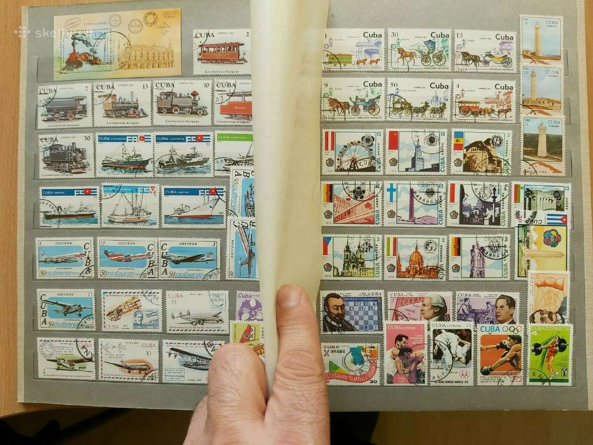 Cuba ir kiti pašto ženklai - nuotraukos Nr. 2