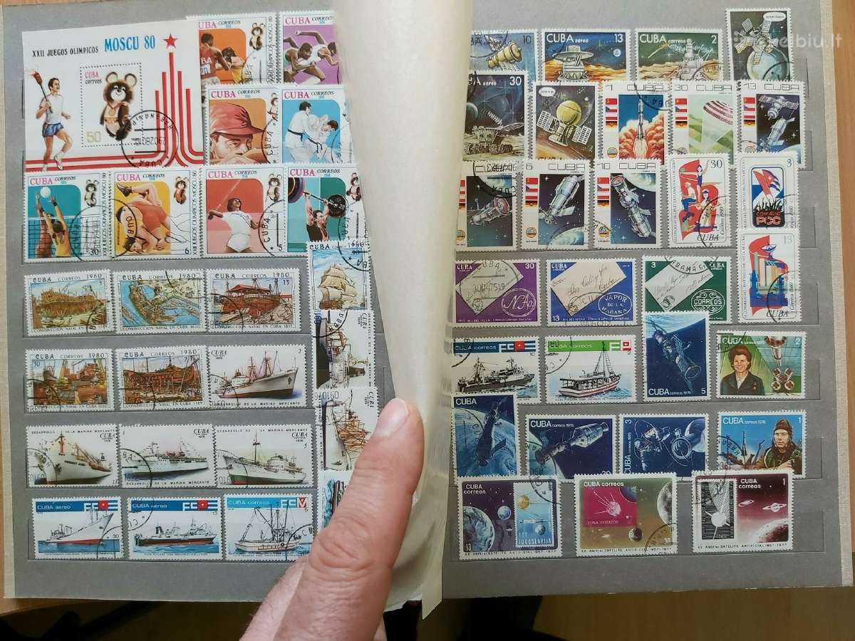 Cuba ir kiti pašto ženklai - nuotraukos Nr. 4