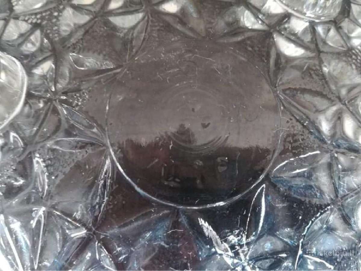 Vintažinė lėkštė ant kojelių - nuotraukos Nr. 3