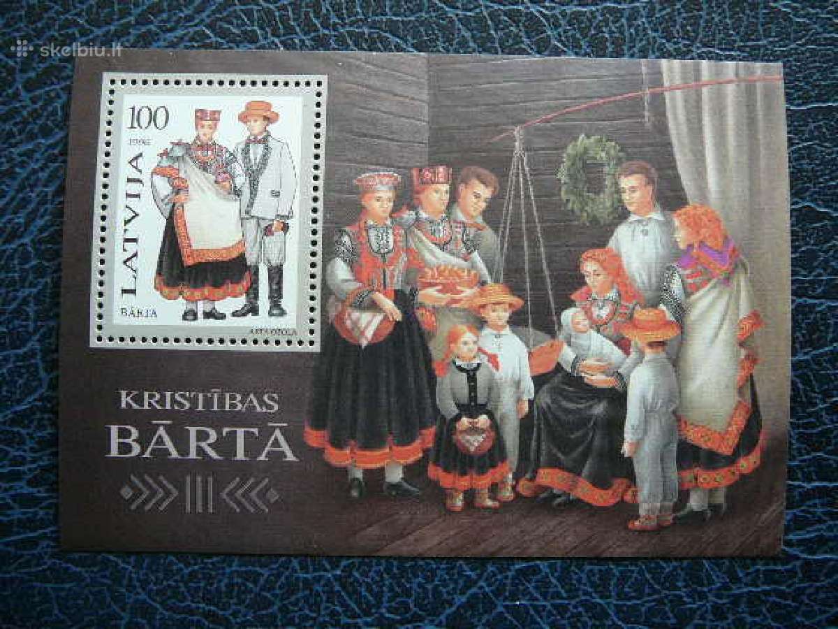 Nacionaliniai kostiumai Latvija 1996 Mnh llt425