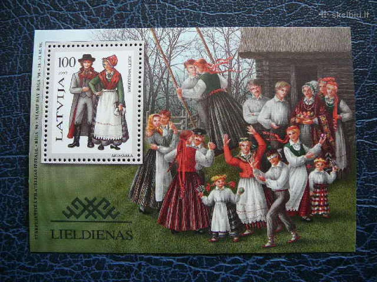 Nacionaliniai kostiumai Latvija 1997 Mnh llt452