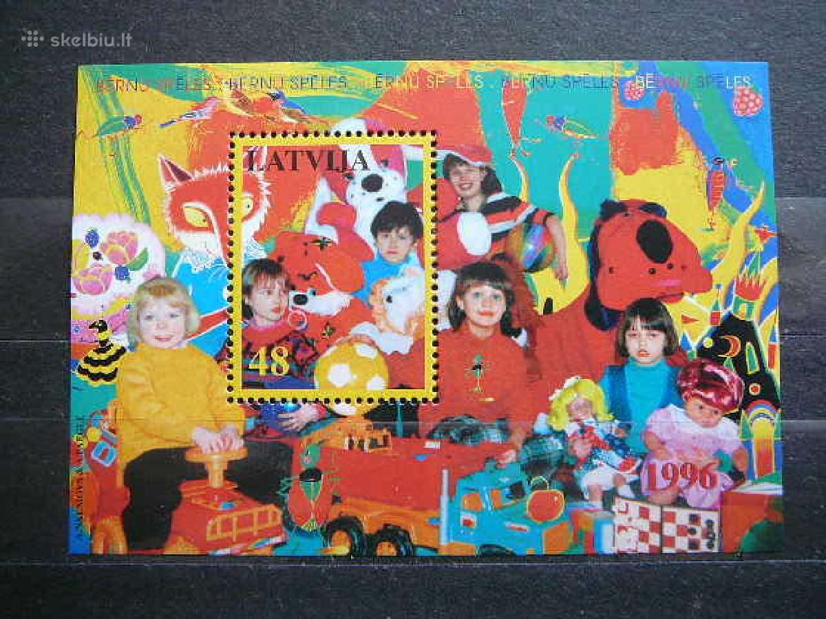 Latvija 1996 Vaikai Mnh llt426