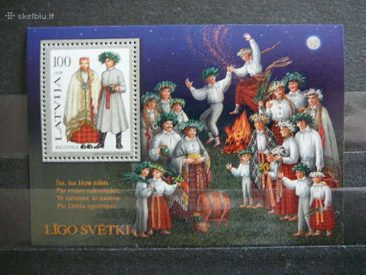 Nacionaliniai kostiumai Latvija 1998 Mnh llt480