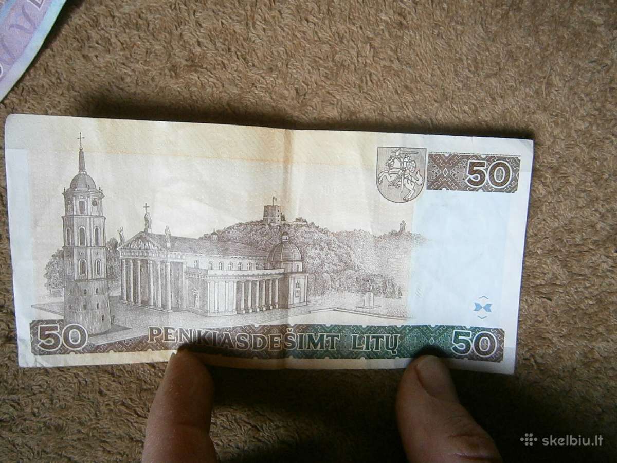 50 litų banknotas 2003metų - nuotraukos Nr. 2