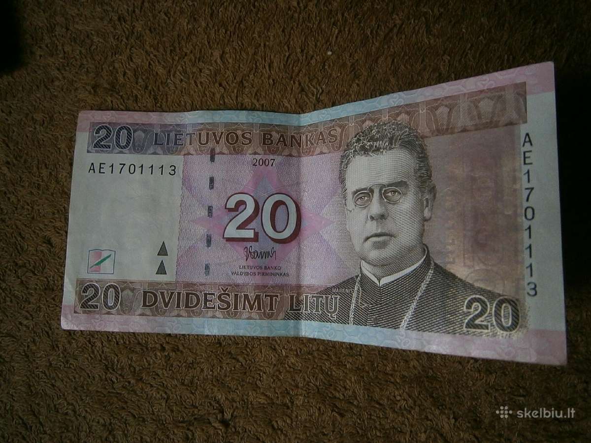 20 litų banknotas