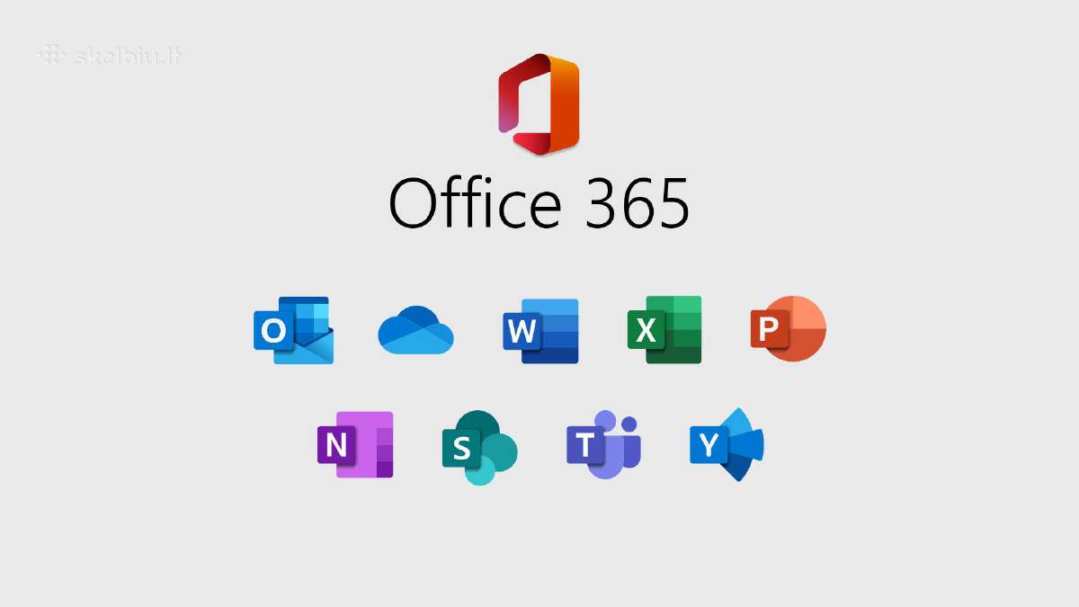 Originalūs Microsoft Office 365