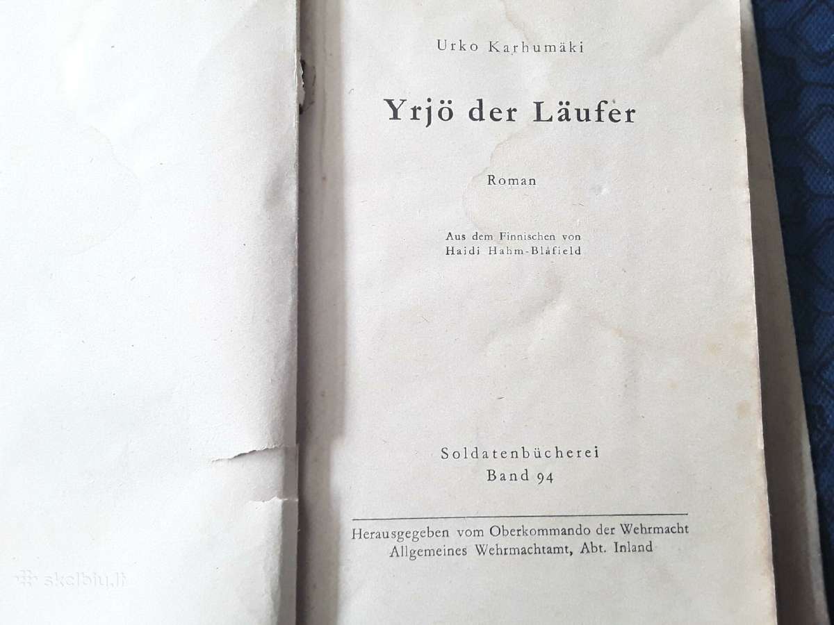 Knyga , Yrjo Der Laufer - nuotraukos Nr. 2