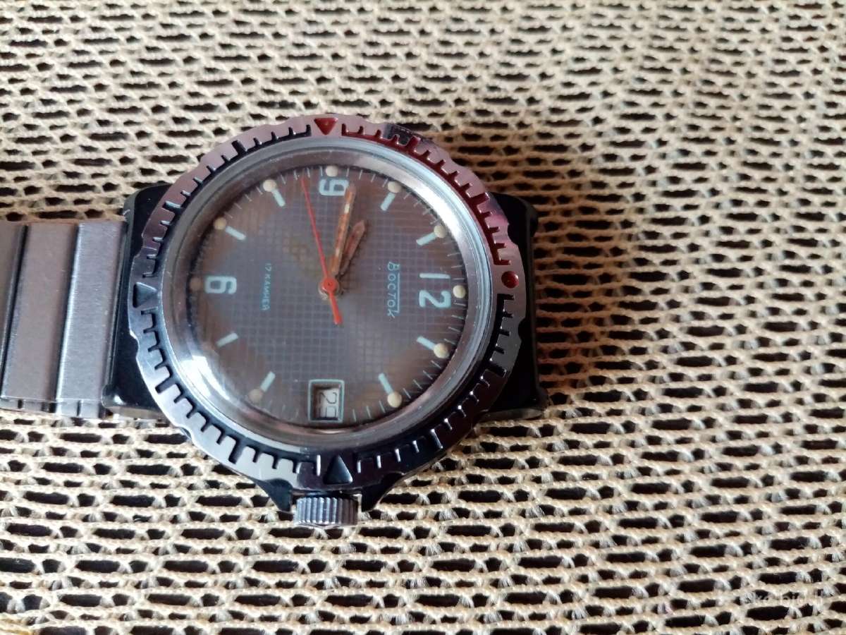 CcCCCP laikrodis Vostok - labai įdomu iš plastiko. - nuotraukos Nr. 4