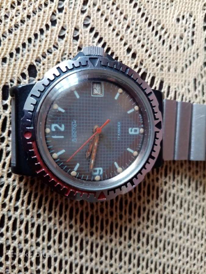 CcCCCP laikrodis Vostok - labai įdomu iš plastiko. - nuotraukos Nr. 5