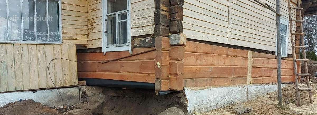 Senų rąstinių namų rekonstrukcija - nuotraukos Nr. 25