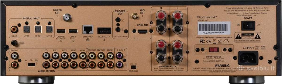 Advance Paris A10 Classic Integrated Amplifier - nuotraukos Nr. 6