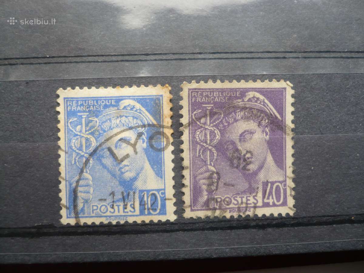 1938 -1942 Nauji dienos ženklai - Merkurijus