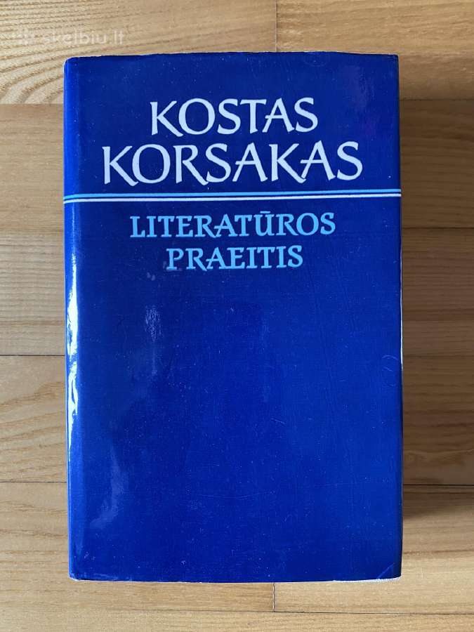 Kostas Korsakas Literatūros praeitis knyga