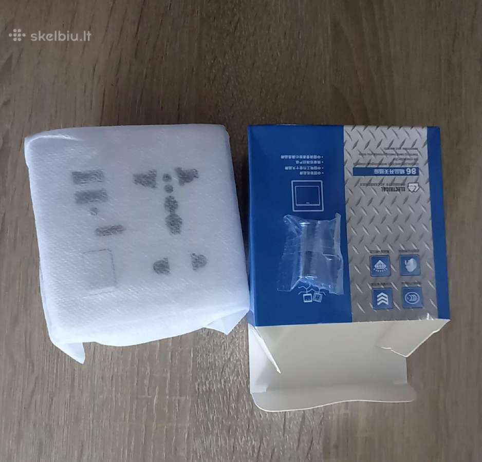 Rozetė potinkinė su 2xusb jungtimis - nuotraukos Nr. 2