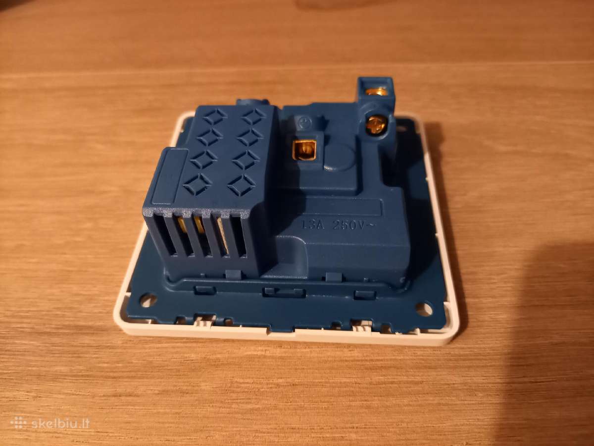 Rozetė potinkinė su 2xusb jungtimis - nuotraukos Nr. 5