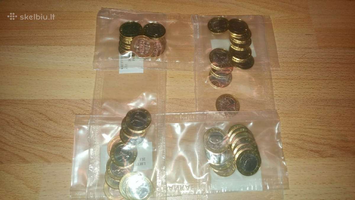 2 litai, Gamtos ir žmogaus kūriniams - 4 maišeliai