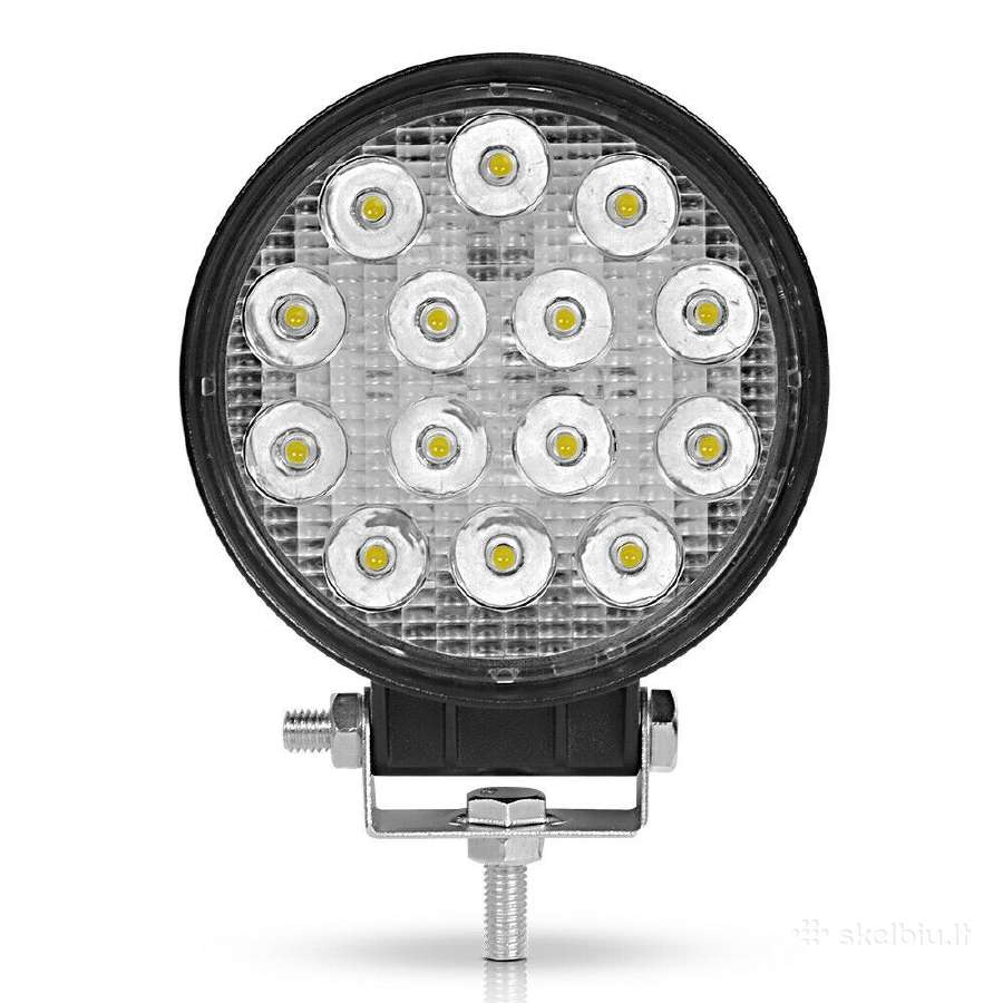 Apvalūs LED žibintai 42w ploni 2vnt. - nuotraukos Nr. 3