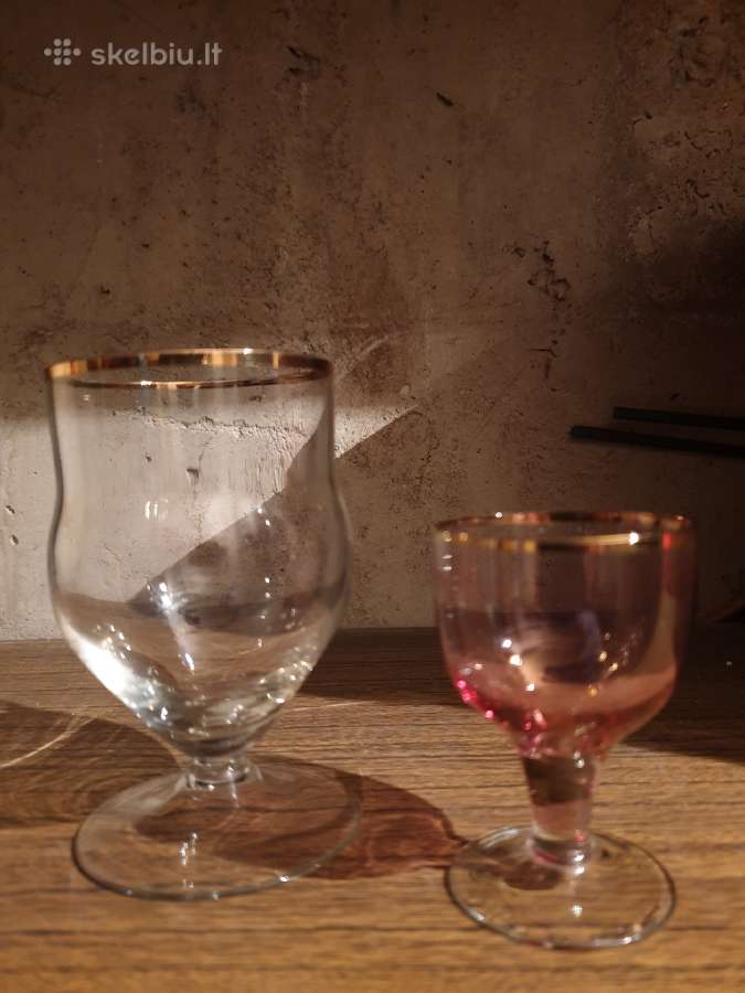 Vintažiniai stikliukai ir stiklinės - nuotraukos Nr. 3