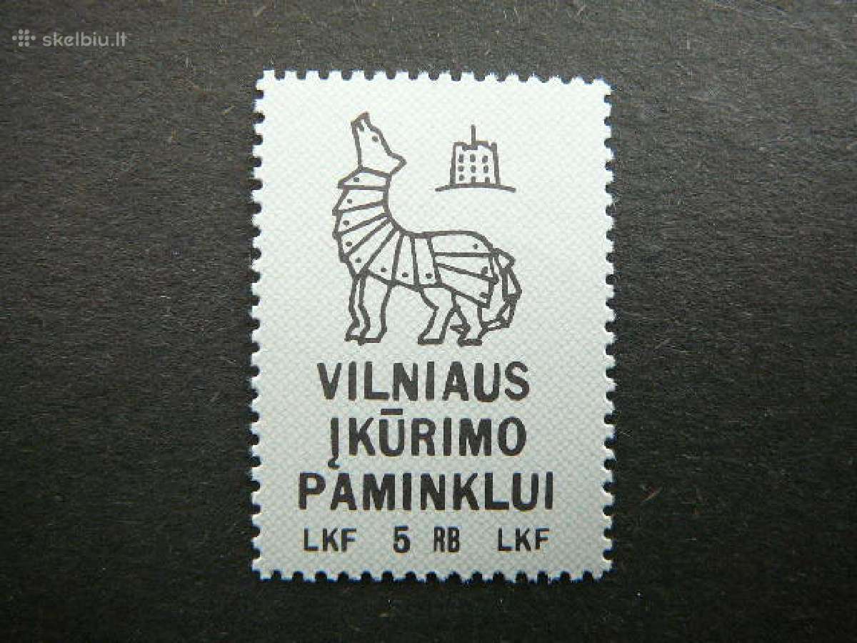 Lietuva Vilniaus ikurimui svarus lkf426