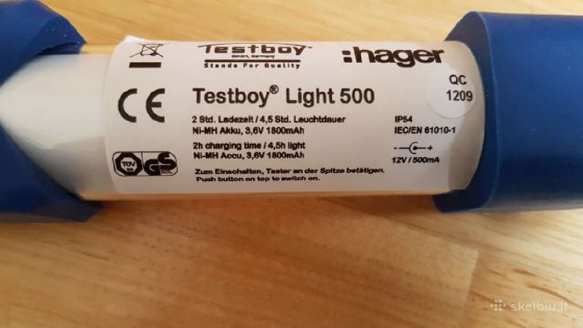 Nešiojamas šviestuvas Testboy Light 500 - nuotraukos Nr. 3