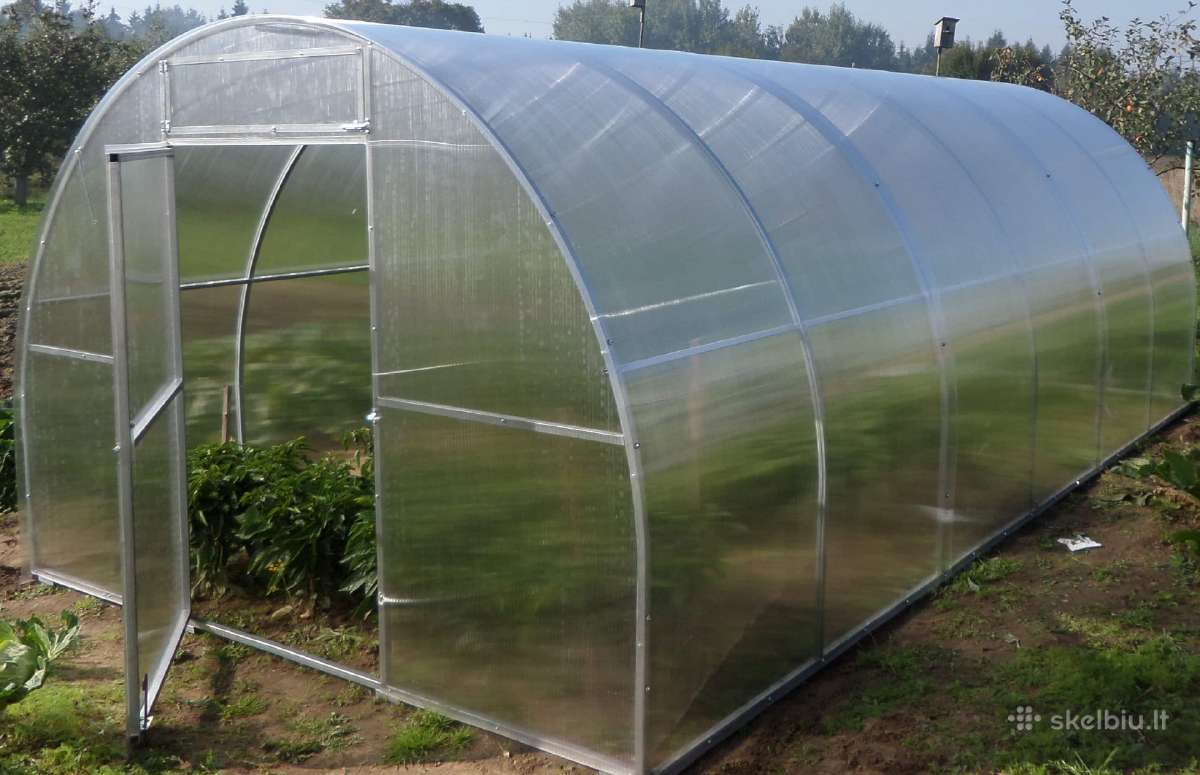 Arkinis šiltnamis su plėvele 12 m² (3х4m) - nuotraukos Nr. 2