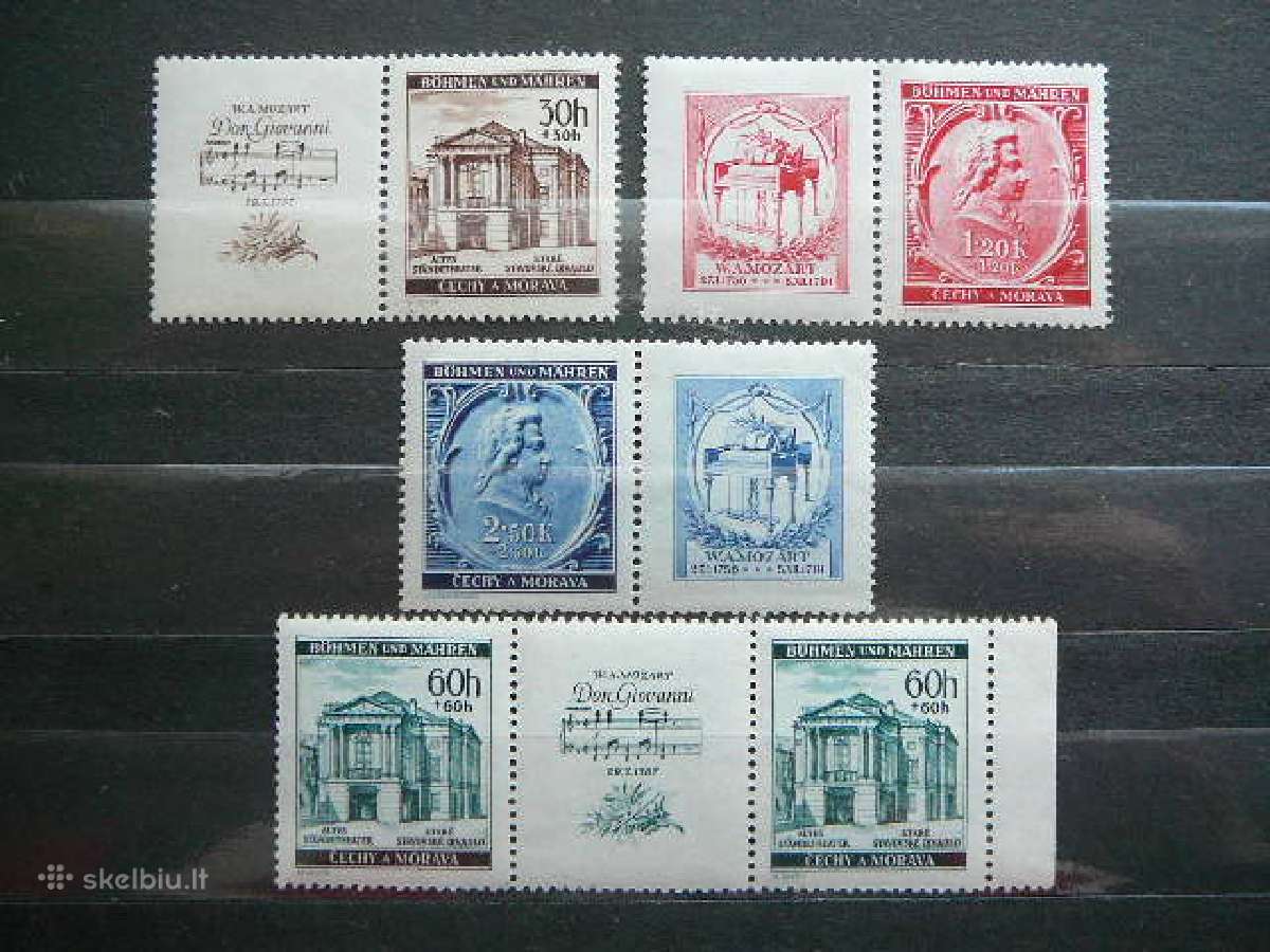Bohemija Mocartas Kompozitorius Mnh bhm79