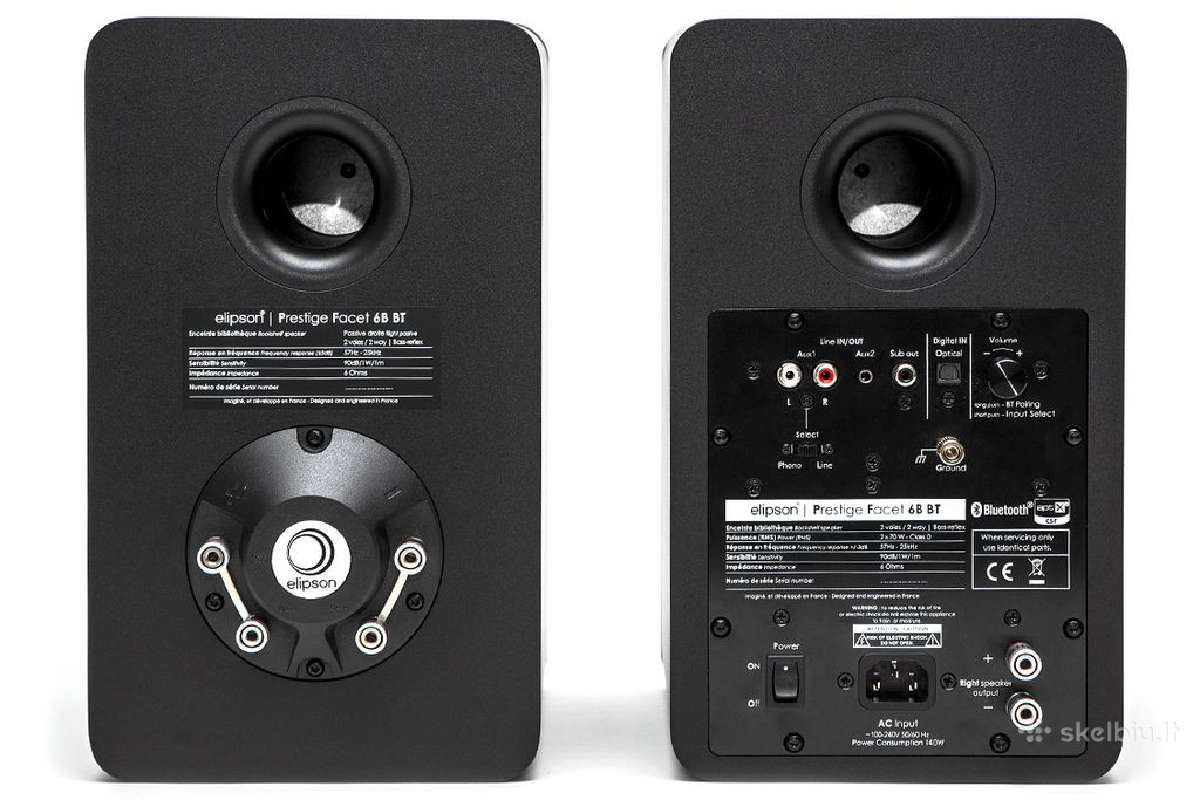 Elac Vela FS 408 High Gloss Black koloneles - nuotraukos Nr. 24