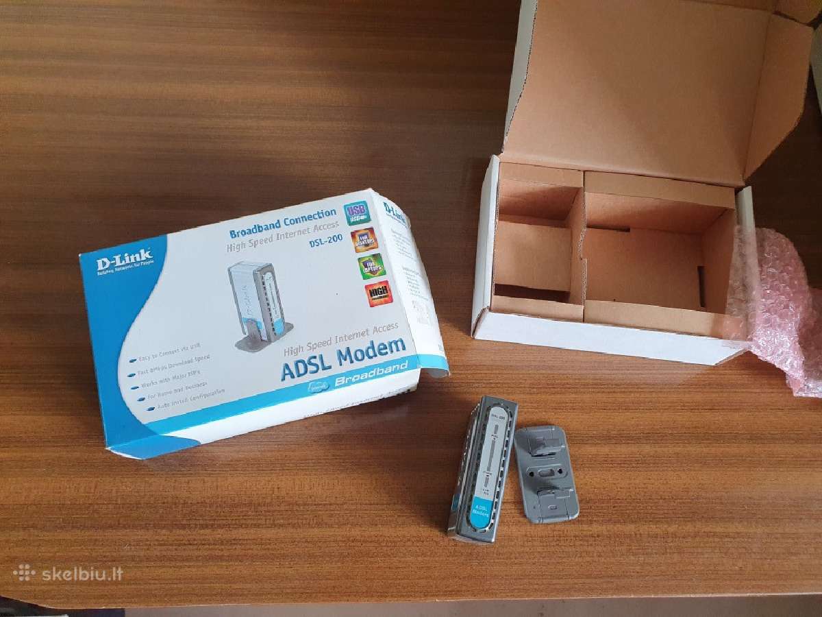Senas Adsl modemas D-link Dsl-200