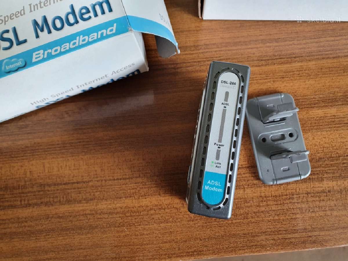 Senas Adsl modemas D-link Dsl-200 - nuotraukos Nr. 2