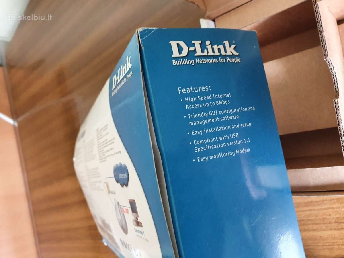 Senas Adsl modemas D-link Dsl-200 - nuotraukos Nr. 7