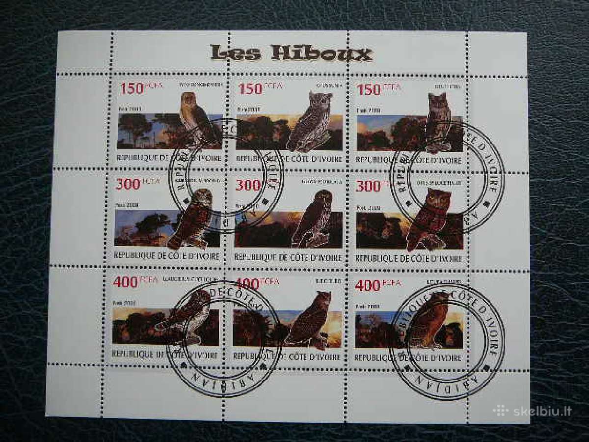 Peledos Pauksciai Ivory Coast 2009 antsp. s466