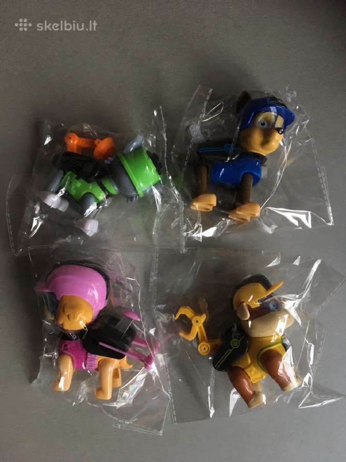 Šunyčių patrulių figureles nauji