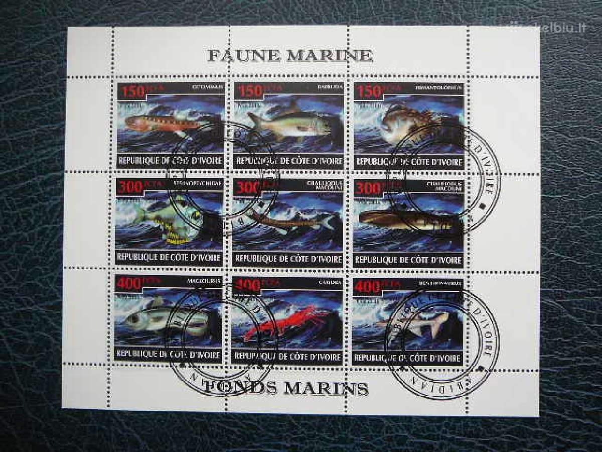 Juros fauna Zuvys Ivory Coast 2009 antsp. s477