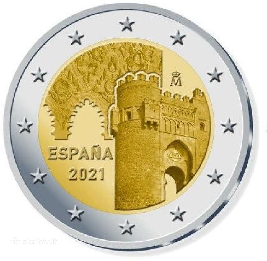 Ispanija 2021 Unc monetu rinkinys - nuotraukos Nr. 5