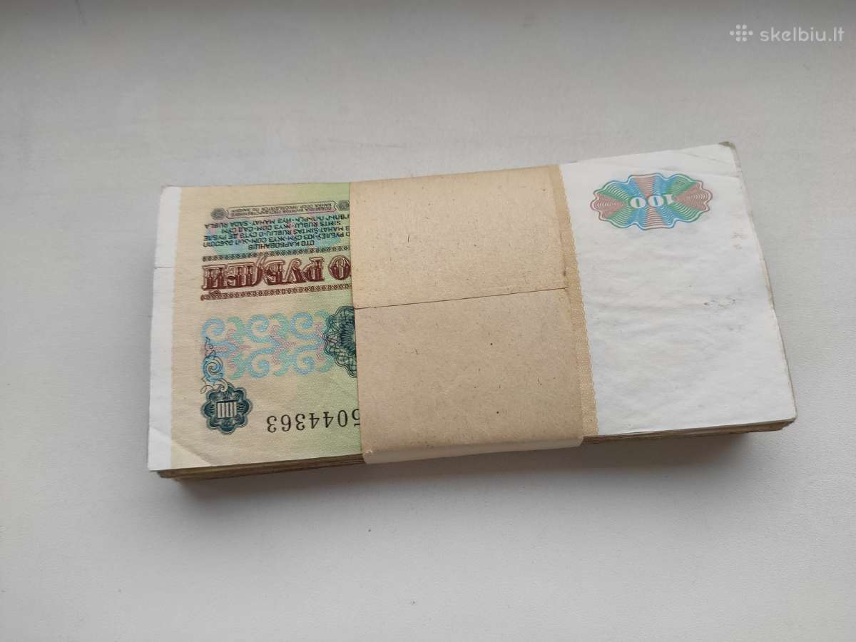 100 rublių pakuotė (100x100vienetų) - nuotraukos Nr. 2