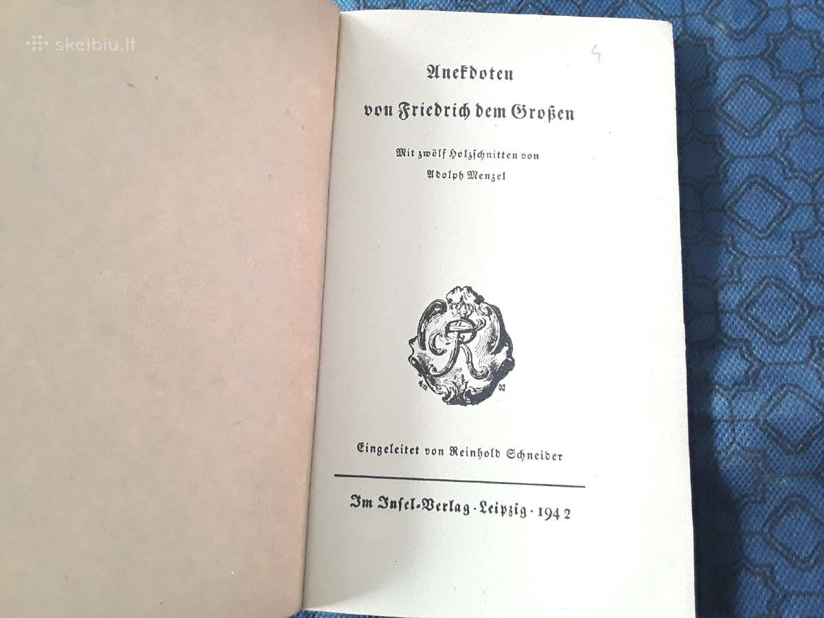 Knyga Vokiečiu kalba 1942 - nuotraukos Nr. 2