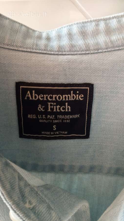 Abercrombie &Fitch džinsiniai marškiniai - nuotraukos Nr. 3