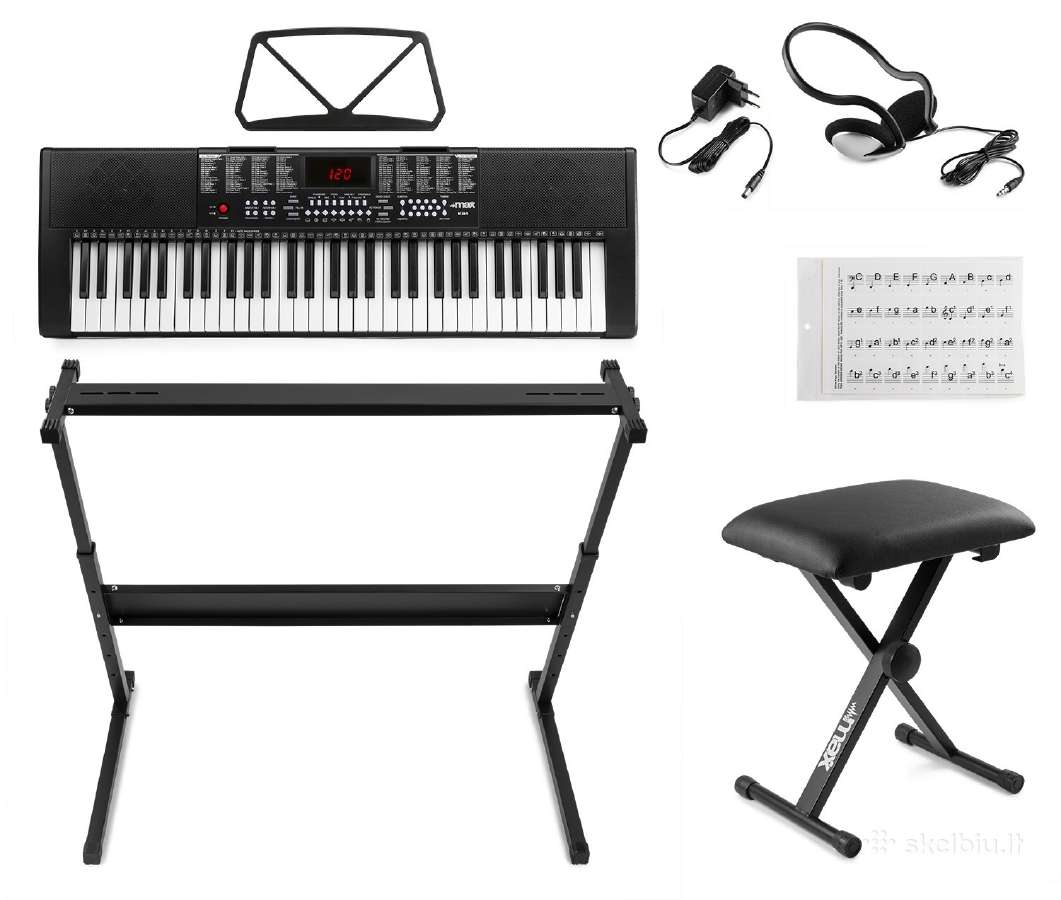 Sintezatoriaus komplektas Max Kb4set 61-key Premiu