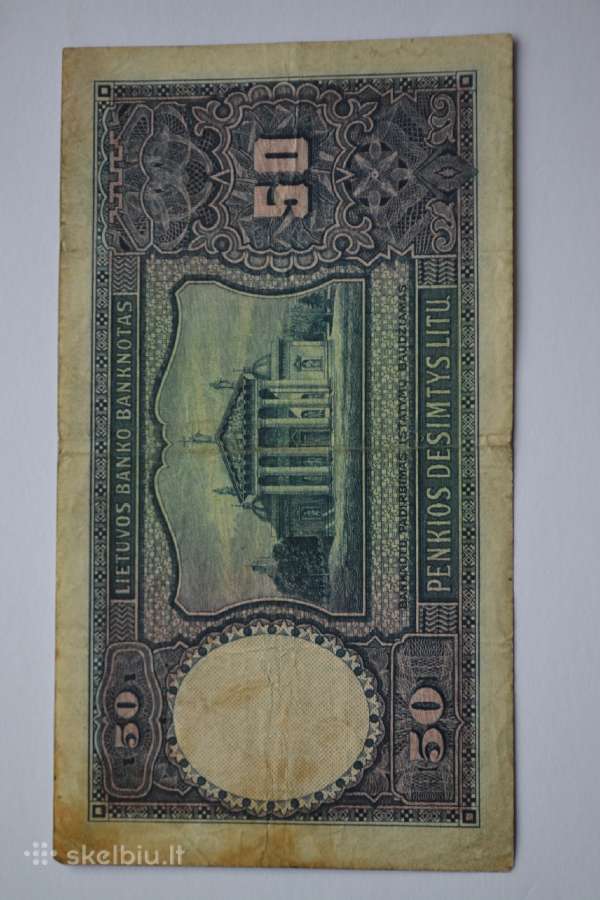 50 litu 1928 m. - nuotraukos Nr. 2