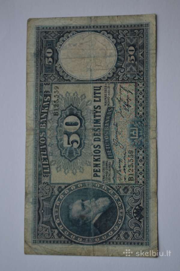 50 litu 1928 m.