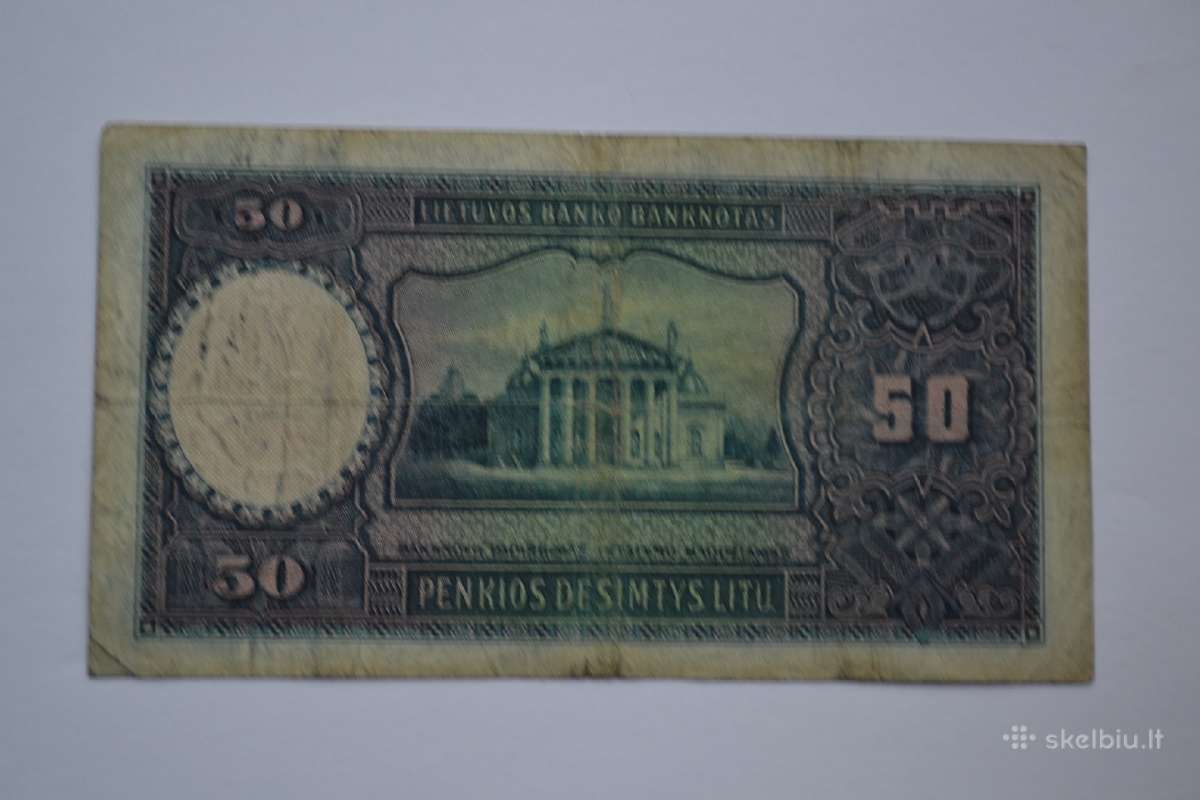 50 litu 1928 m. - nuotraukos Nr. 2