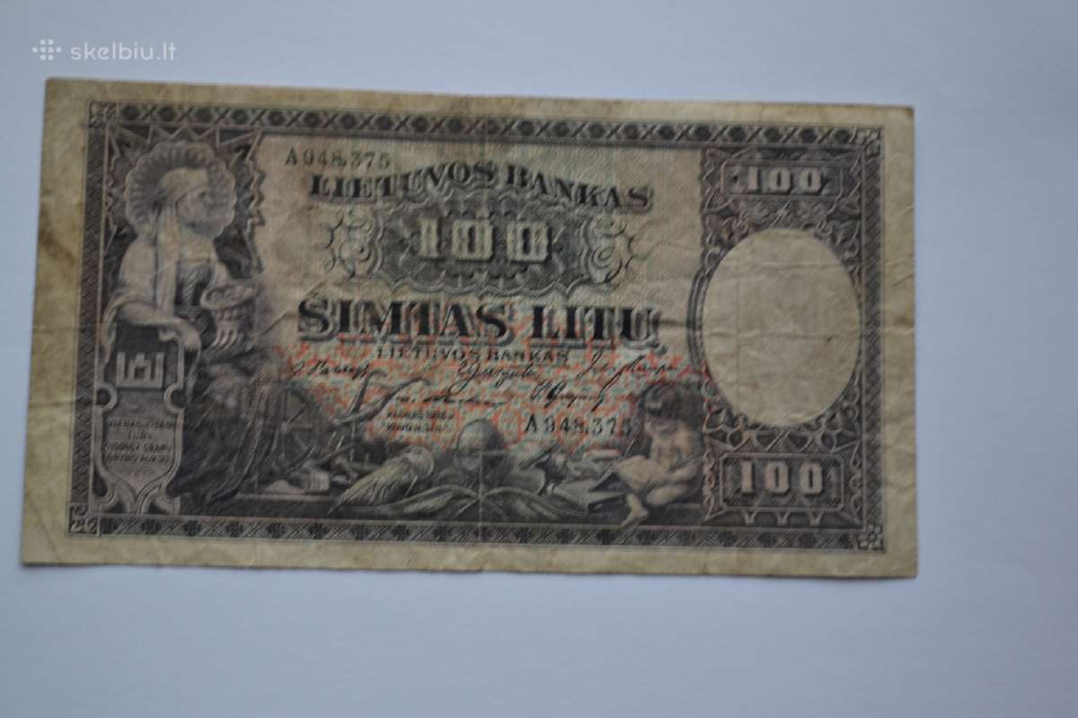 100 litu 1928 m.